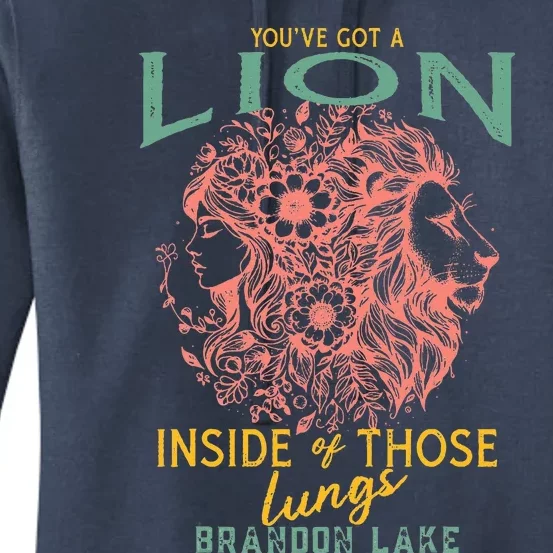 Let Your Lion Out Merch Praise Jesus Women's Pullover Hoodie