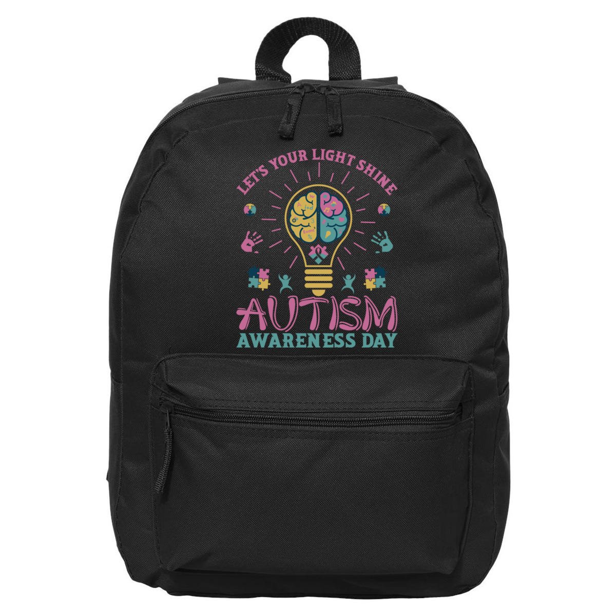 Let's Your Light Shine Autism Awareness Day 16 in Basic Backpack