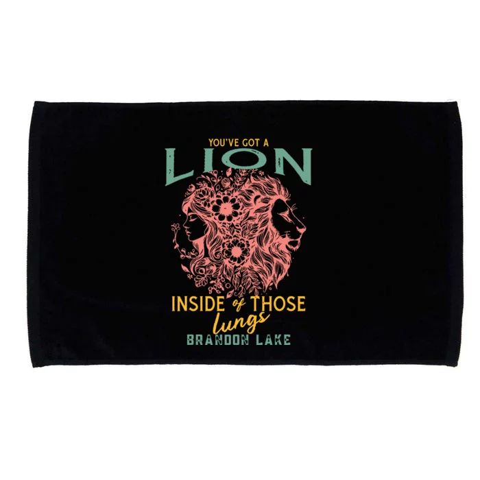 Let Your Lion Out Merch Praise Jesus Microfiber Hand Towel