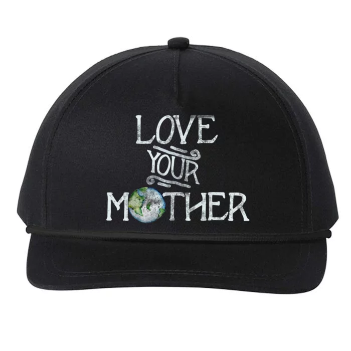 Love Your Mother Earth Gift Snapback Five-Panel Rope Hat