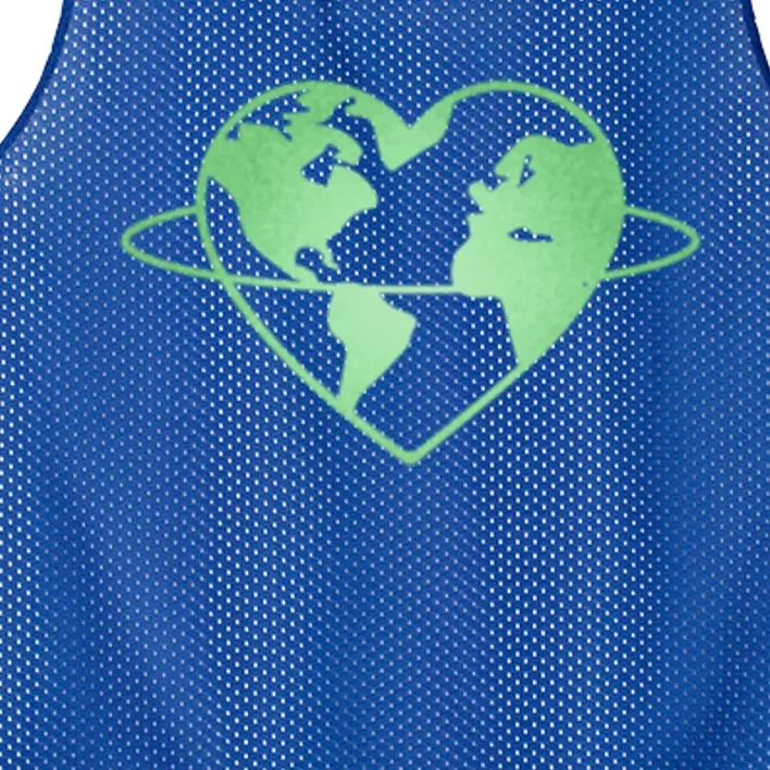 Love Your Mother Earth Day Go Green Gift Mesh Reversible Basketball Jersey Tank