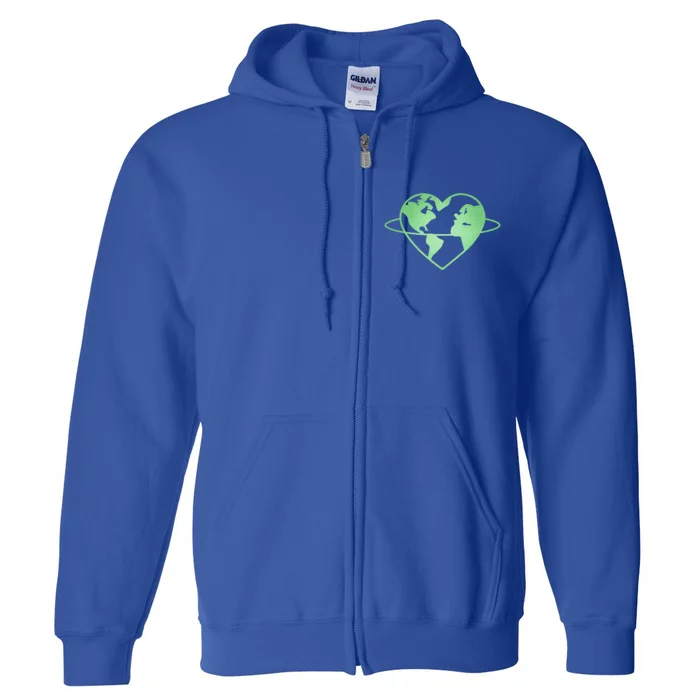 Love Your Mother Earth Day Go Green Gift Full Zip Hoodie