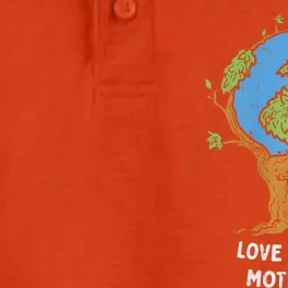 Love Your Mother Earth Day Environt Eco World Tree Cute Gift Dry Zone Grid Performance Polo