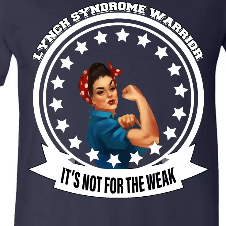 Lynch Syndrome Awareness Warrior V-Neck T-Shirt