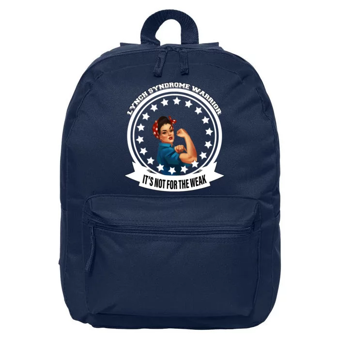 Lynch Syndrome Awareness Warrior 16 in Basic Backpack