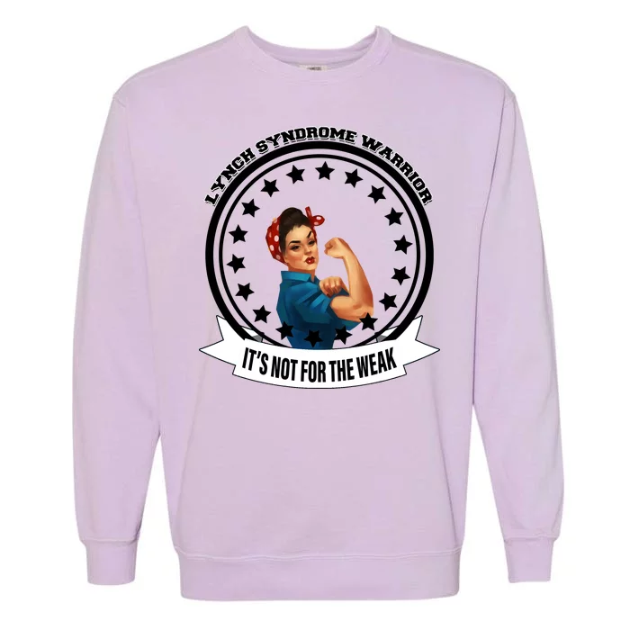 Lynch Syndrome Awareness Warrior Garment-Dyed Sweatshirt