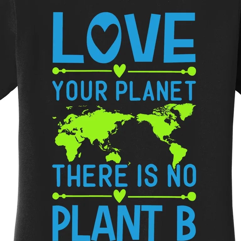 Love Your Planet There Is No Planet B Women's T-Shirt