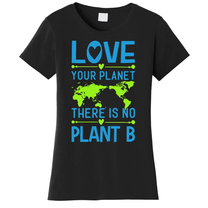 Love Your Planet There Is No Planet B Women's T-Shirt