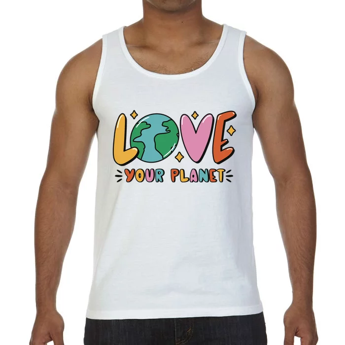 Love Your Planet Earth Day Comfort Colors® Tank Top