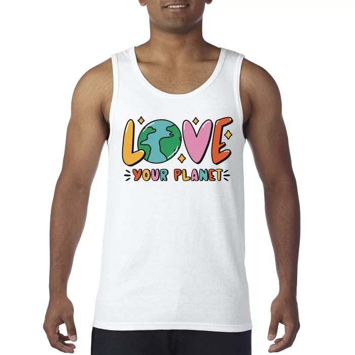 Love Your Planet Earth Day Tank Top