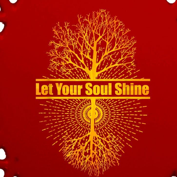 Let Your Soul Shine Tree Of Life Oval Ornament