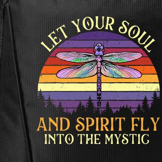 Let Your Soul And Spirit Fly Into The Mystic Dragonfly Lover City Backpack