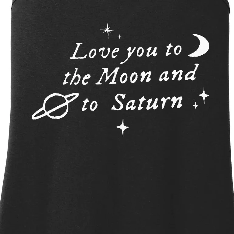 Love You To The Moon & Saturn Ladies Essential Tank