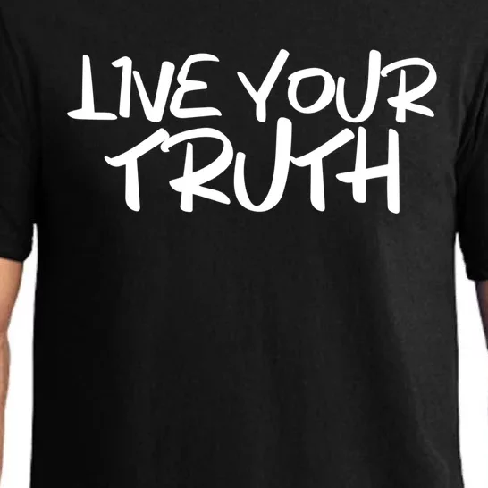 Live Your Truth Graffiti Style Integrity Gift Pajama Set