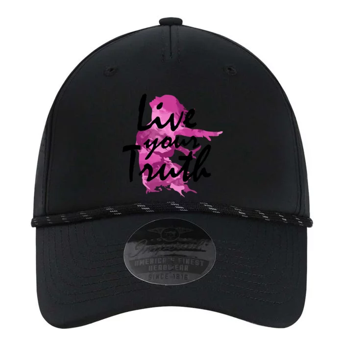 Live Your Truth Quote S Empowert Watercolor Art Meaningful Gift Performance The Dyno Cap