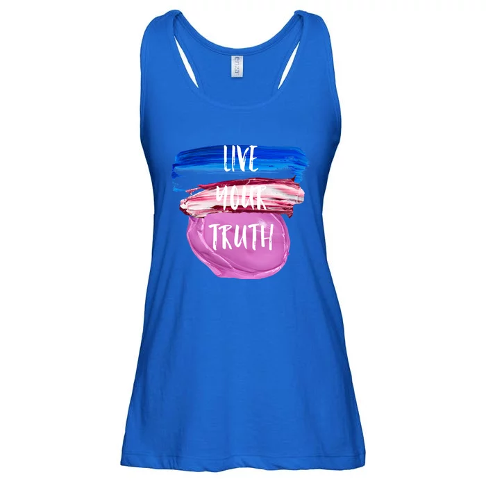 Live Your Truth Cute Gift Ladies Essential Flowy Tank