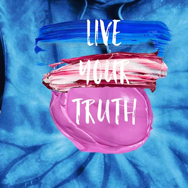 Live Your Truth Gift Tank Top Tie Dye Hoodie