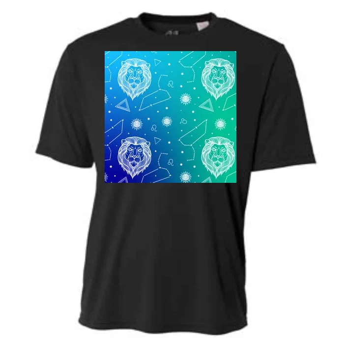 Leo Zodiac Astrology Cooling Performance Crew T-Shirt