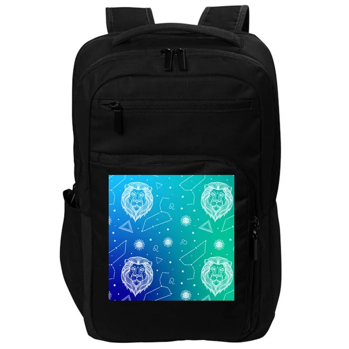 Leo Zodiac Astrology Impact Tech Backpack