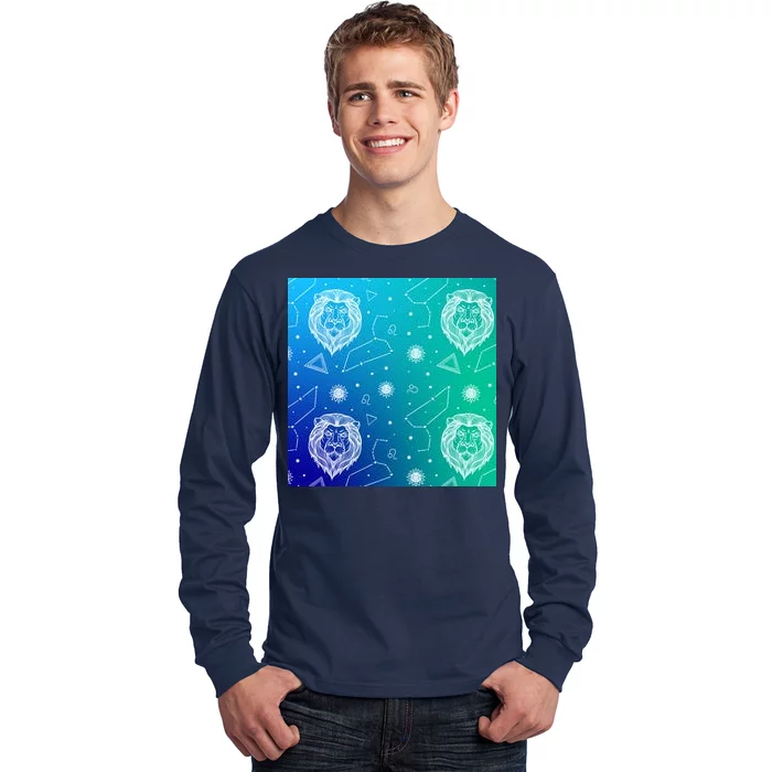 Leo Zodiac Astrology Long Sleeve Shirt