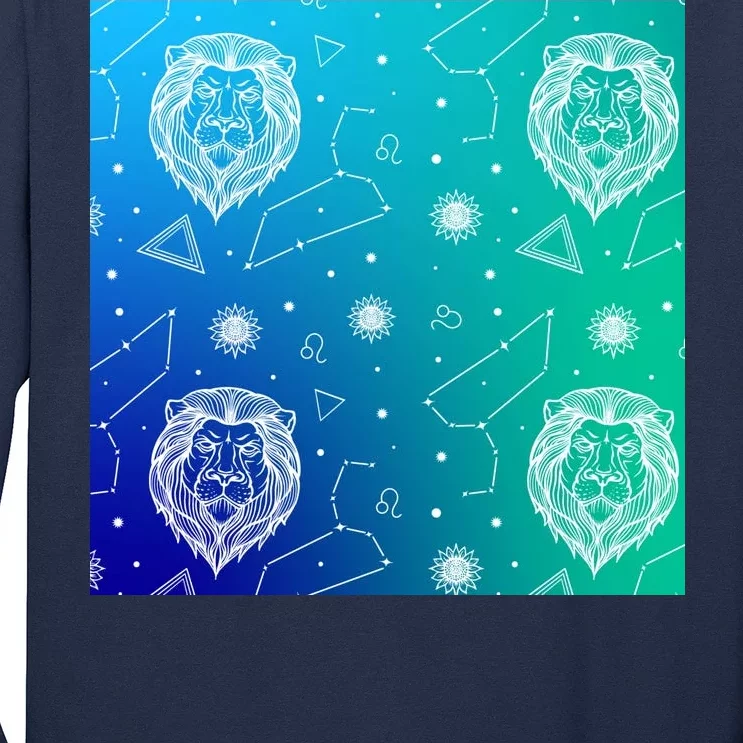 Leo Zodiac Astrology Long Sleeve Shirt