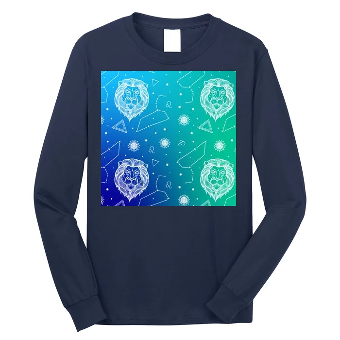 Leo Zodiac Astrology Long Sleeve Shirt