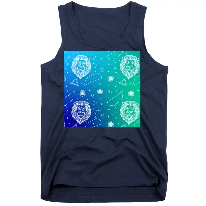 Leo Zodiac Astrology Tank Top