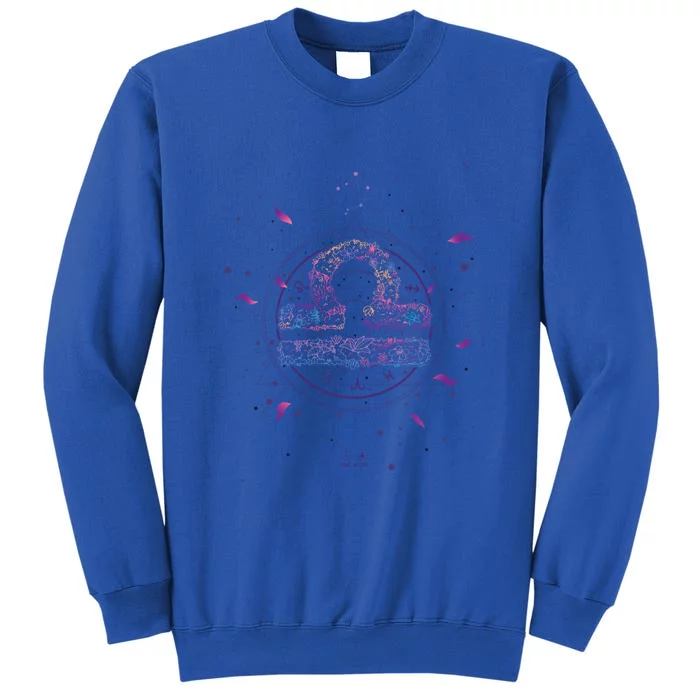 Libra Zodiac Astrology Gift Tall Sweatshirt