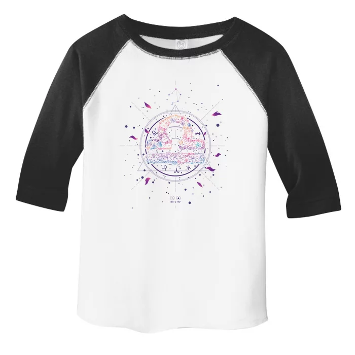 Libra Zodiac Astrology Gift Toddler Fine Jersey T-Shirt