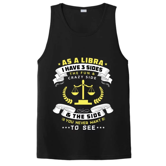 Libra Zodiac Birthday Horoscope Sign Libra Performance Tank