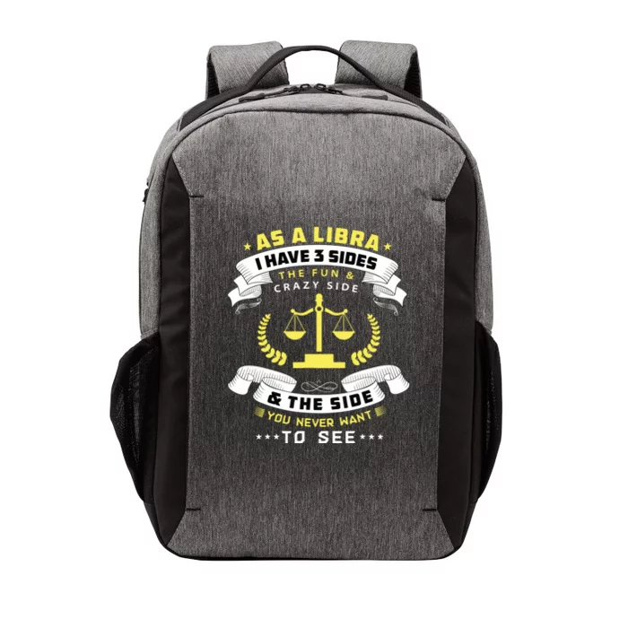 Libra Zodiac Birthday Horoscope Sign Libra Vector Backpack