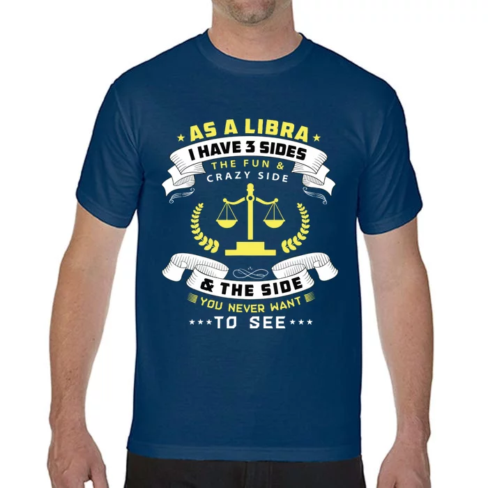 Libra Zodiac Birthday Horoscope Sign Libra Comfort Colors T-Shirt