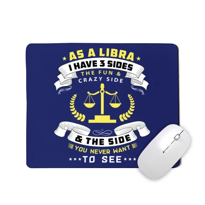 Libra Zodiac Birthday Horoscope Sign Libra Mousepad