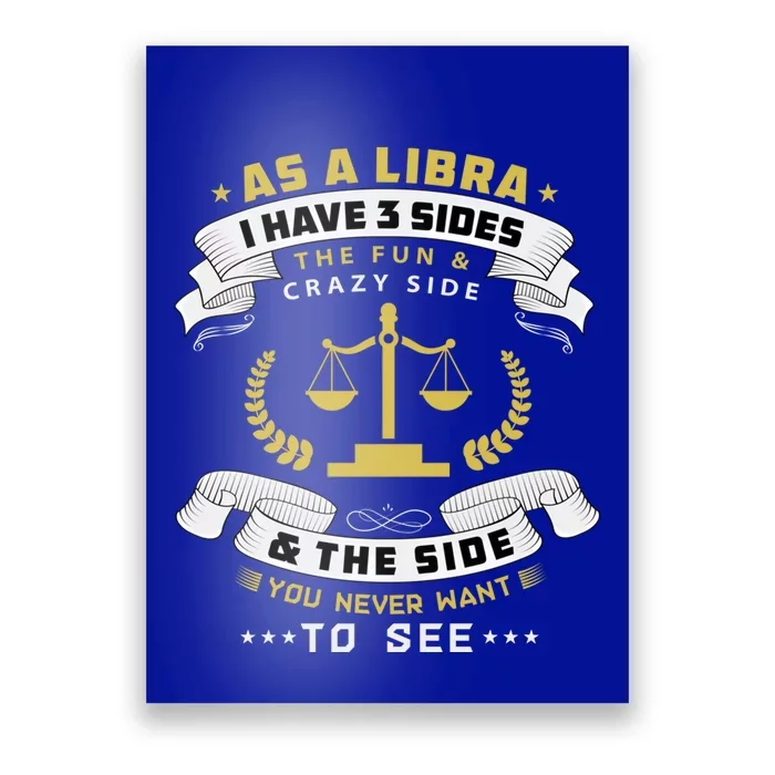 Libra Zodiac Birthday Horoscope Sign Libra Gift Poster