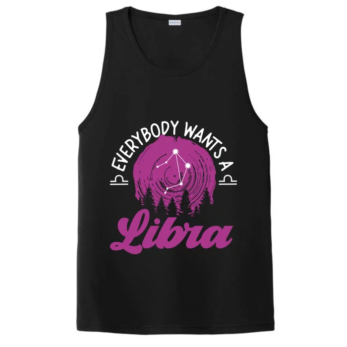 Libra Zodiac: Everybody Wants A Libra Gift Performance Tank