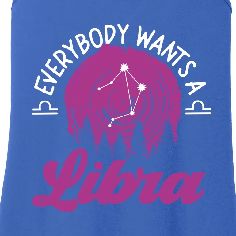 Libra Zodiac: Everybody Wants A Libra Gift Ladies Essential Tank