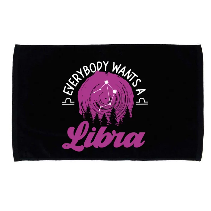 Libra Zodiac: Everybody Wants A Libra Gift Microfiber Hand Towel