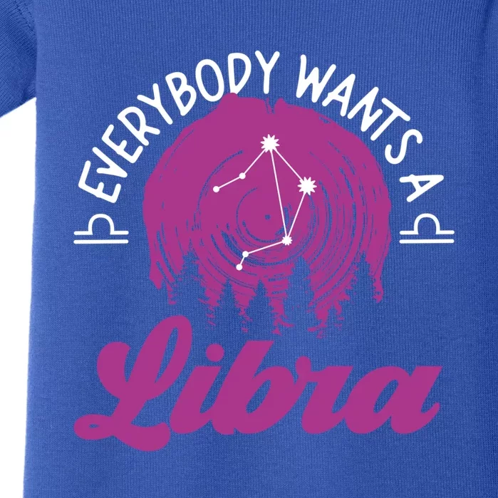 Libra Zodiac: Everybody Wants A Libra Gift Baby Bodysuit