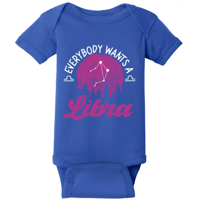 Libra Zodiac: Everybody Wants A Libra Gift Baby Bodysuit