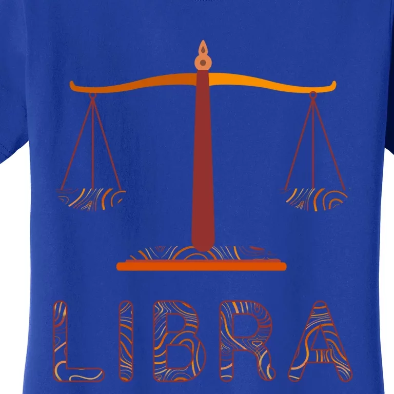 Libra Zodiac Fall Libra Birthday Gift Women's T-Shirt