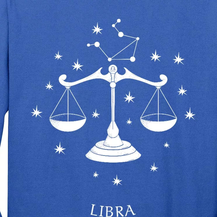 Libra Zodiac Gift Tall Long Sleeve T-Shirt