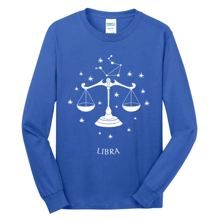 Libra Zodiac Gift Tall Long Sleeve T-Shirt