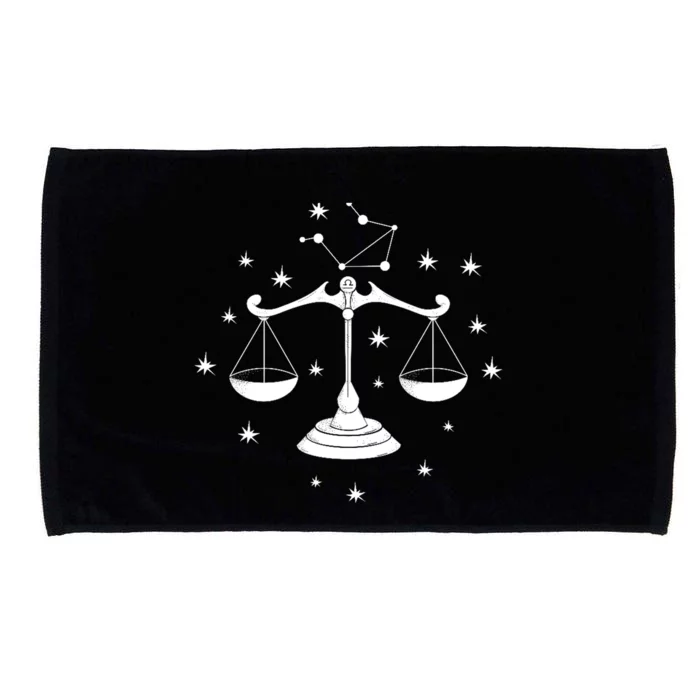 Libra Zodiac Gift Microfiber Hand Towel