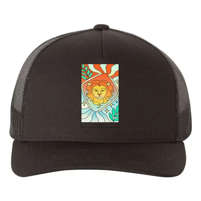 Leo Zodiac Yupoong Adult 5-Panel Trucker Hat