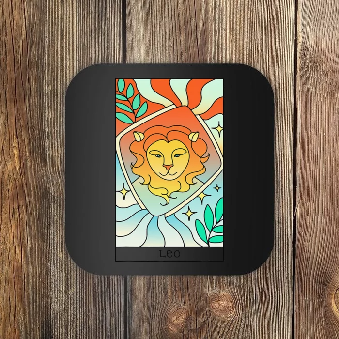 Leo Zodiac Coaster