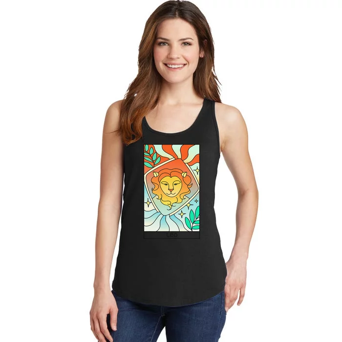 Leo Zodiac Ladies Essential Tank