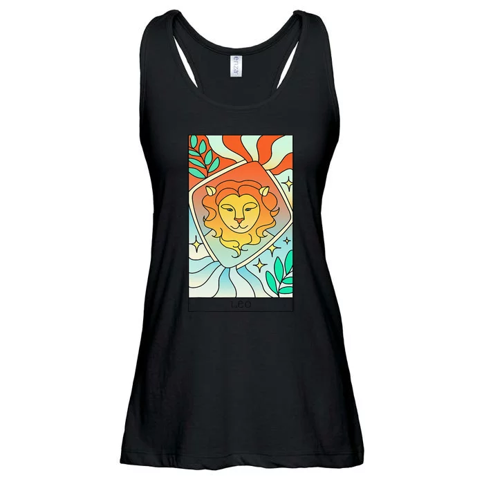 Leo Zodiac Ladies Essential Flowy Tank