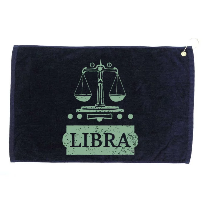 Libra Zodiac Grommeted Golf Towel