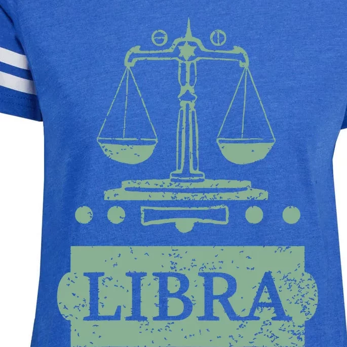 Libra Zodiac Enza Ladies Jersey Football T-Shirt