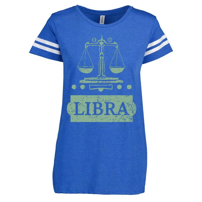 Libra Zodiac Enza Ladies Jersey Football T-Shirt